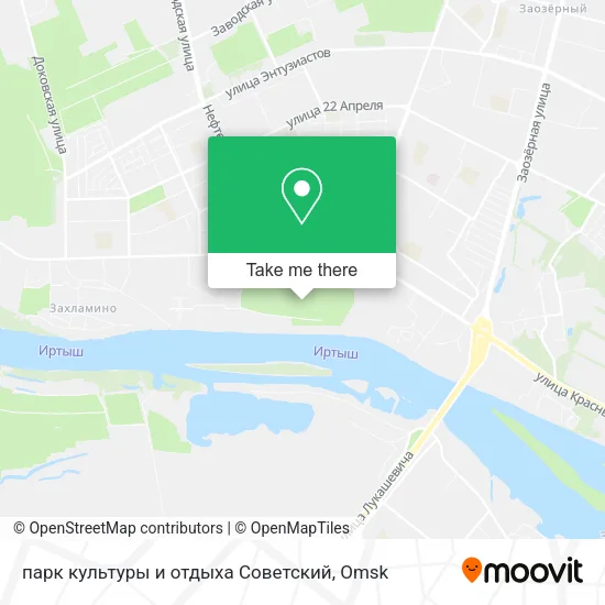 парк культуры и отдыха Советский map