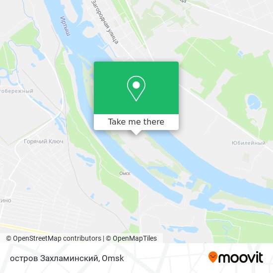 остров Захламинский map