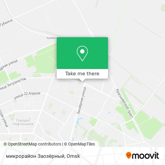 микрорайон Заозёрный map