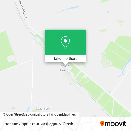 поселок при станции Фадино map