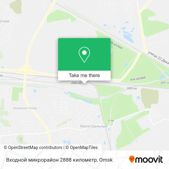 Входной микрорайон 2888 километр map