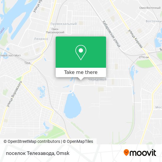 поселок Телезавода map