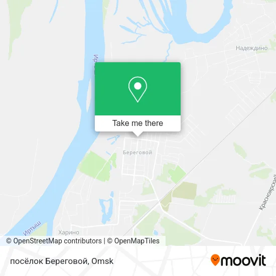 посёлок Береговой map