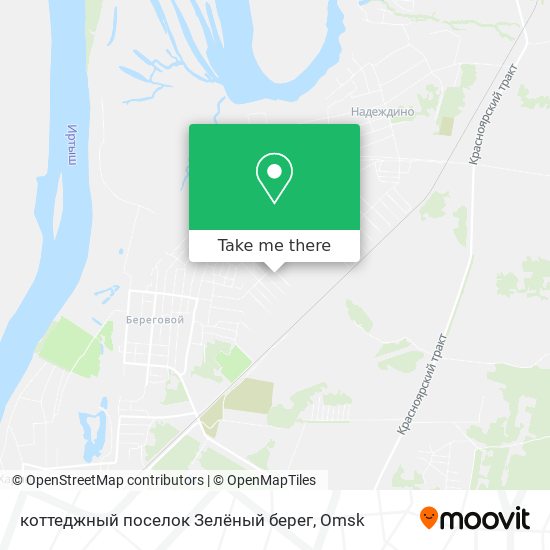 коттеджный поселок Зелёный берег map