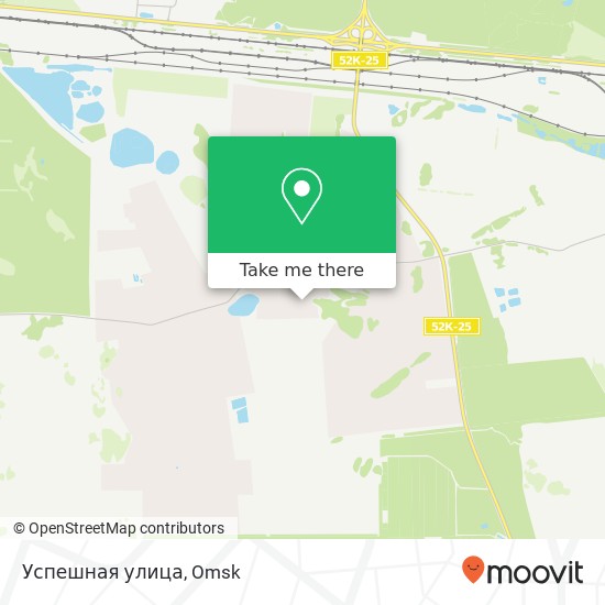 Успешная улица map