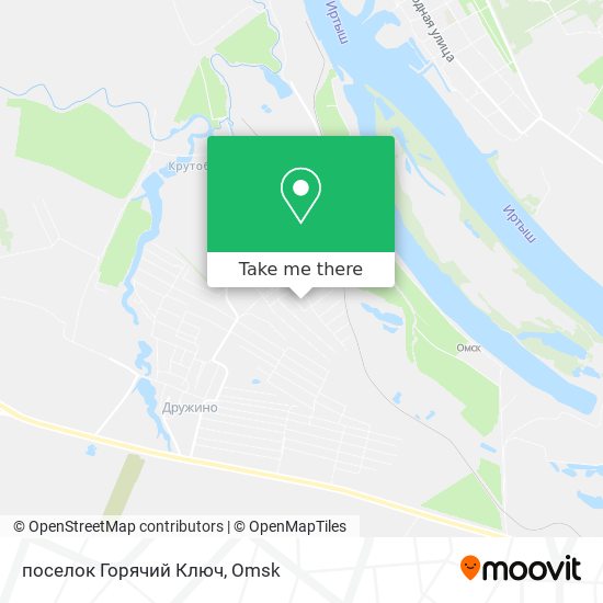 поселок Горячий Ключ map