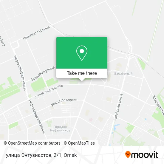 улица Энтузиастов, 2/1 map