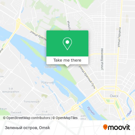 Зеленый остров map