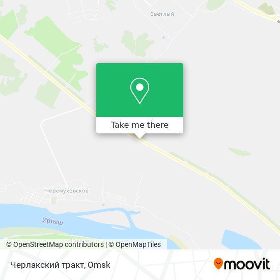Черлакский тракт map