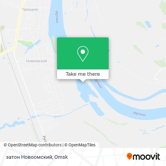 затон Новоомский map