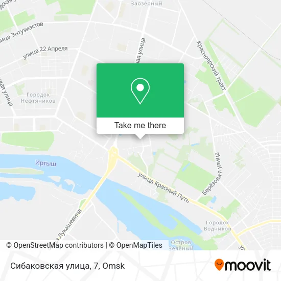 Сибаковская улица, 7 map