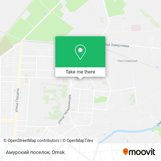 Амурский поселок map