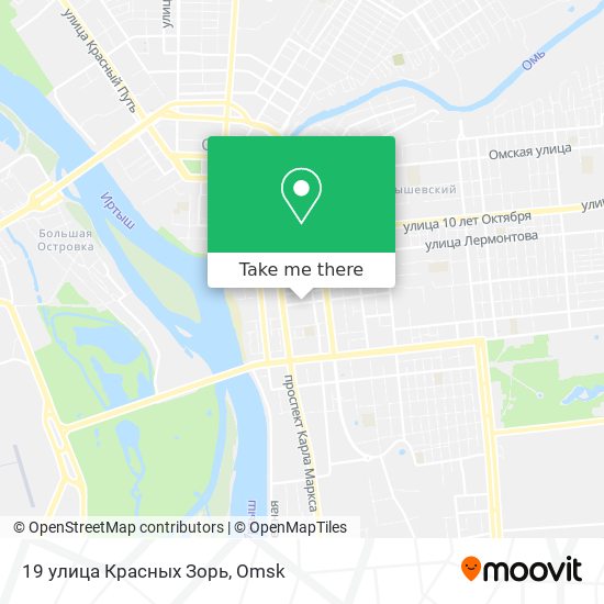 19 улица Красных Зорь map