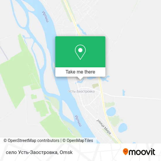 село Усть-Заостровка map