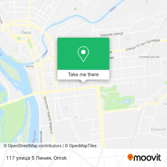 117 улица 5 Линия map