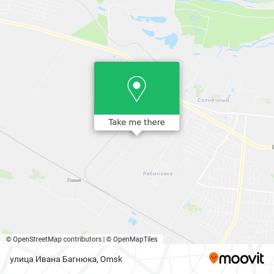 улица Ивана Багнюка map