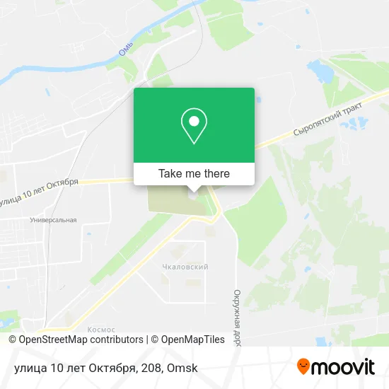 улица 10 лет Октября, 208 map