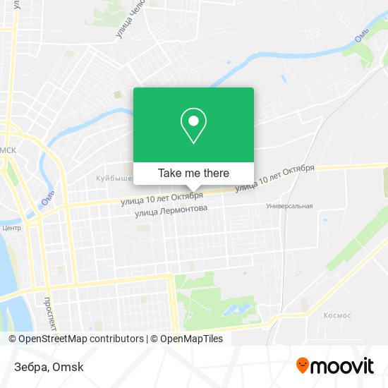 Зебра map