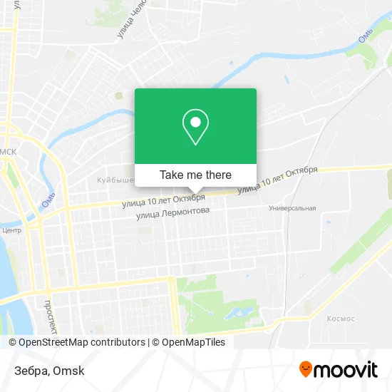 Зебра map