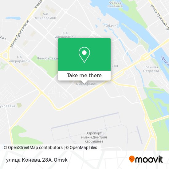 улица Конева, 28А map
