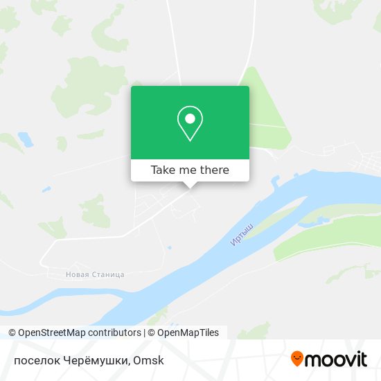 поселок Черёмушки map