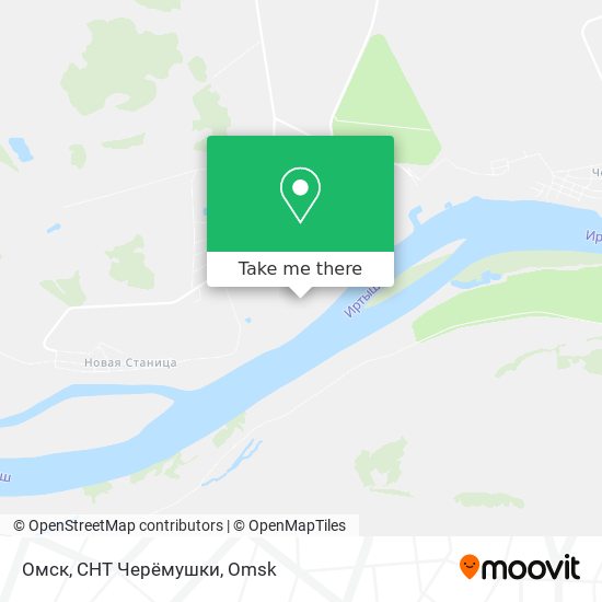 Омск, СНТ Черёмушки map