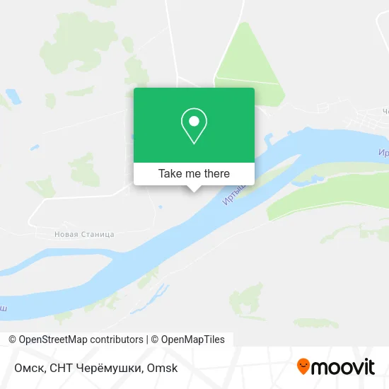 Омск, СНТ Черёмушки map