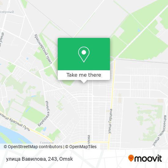 улица Вавилова, 243 map