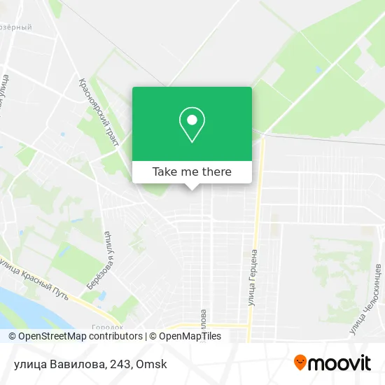 улица Вавилова, 243 map