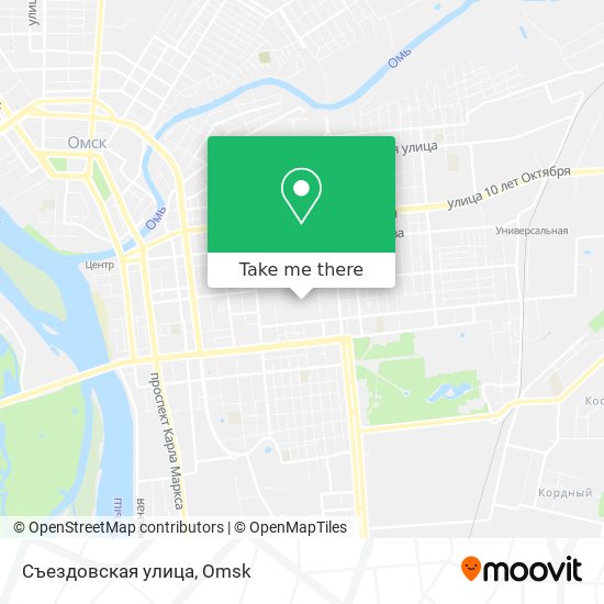 Съездовская улица map