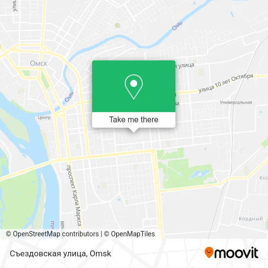 Съездовская улица map