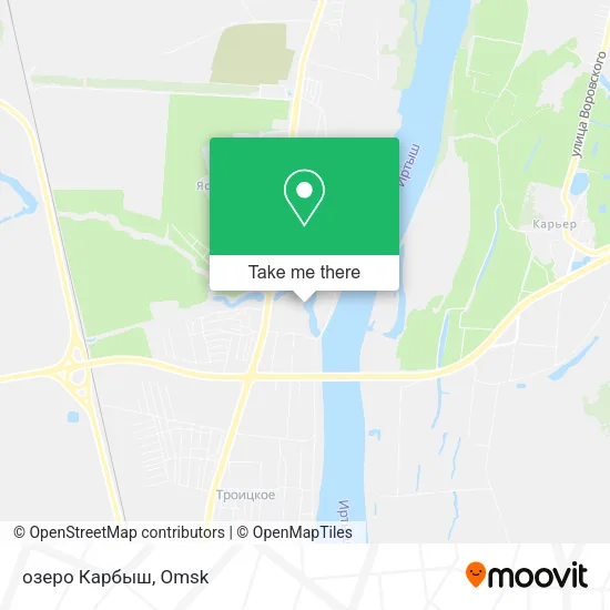 озеро Карбыш map