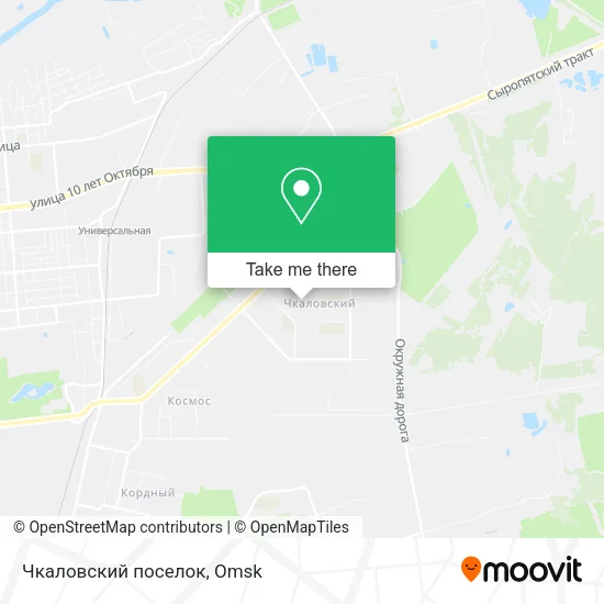 Чкаловский поселок map