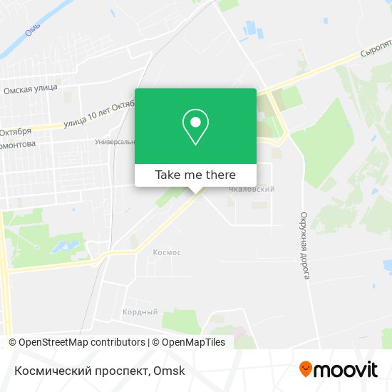 Космический проспект map