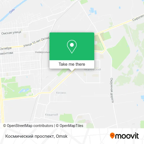 Космический проспект map