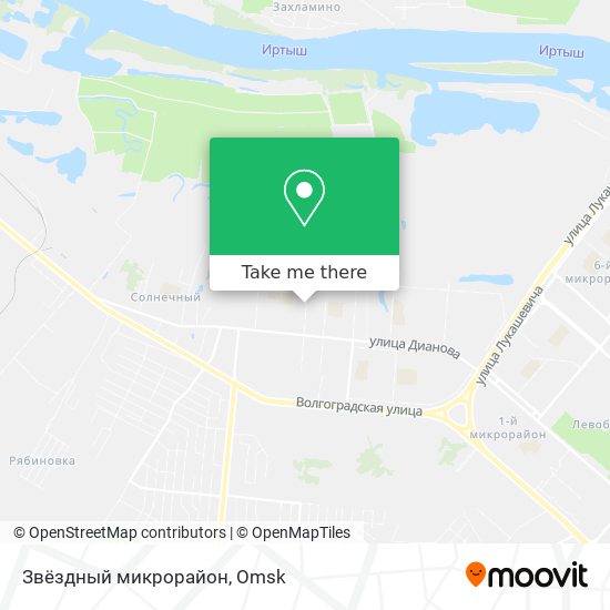 Звёздный микрорайон map