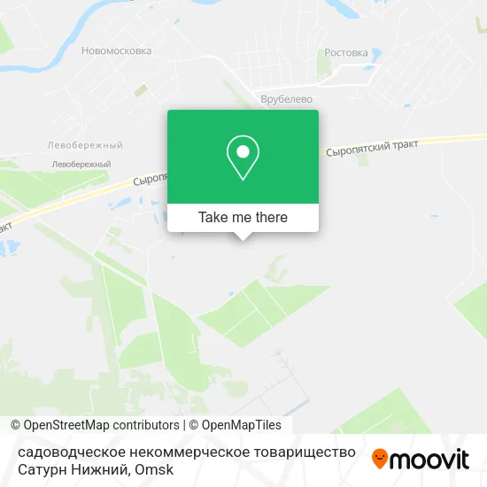 садоводческое некоммерческое товарищество Сатурн Нижний map