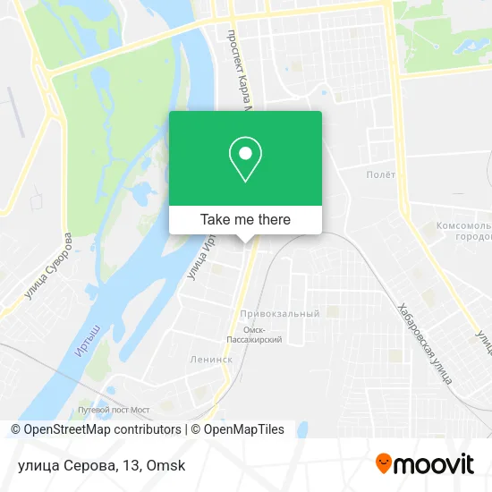 улица Серова, 13 map