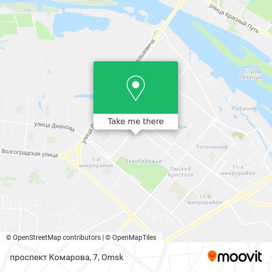 проспект Комарова, 7 map