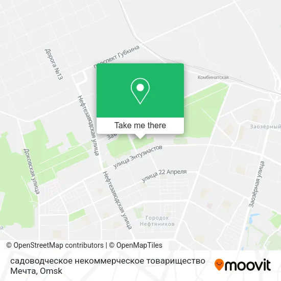 садоводческое некоммерческое товарищество Мечта map