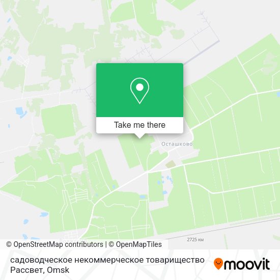 садоводческое некоммерческое товарищество Рассвет map