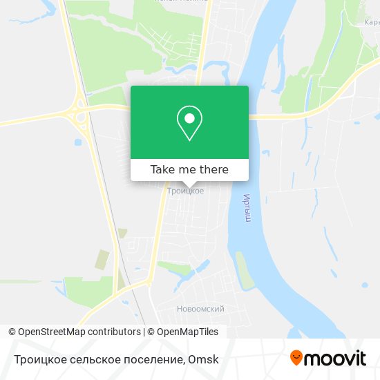 Троицкое сельское поселение map