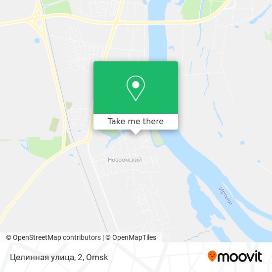Целинная улица, 2 map
