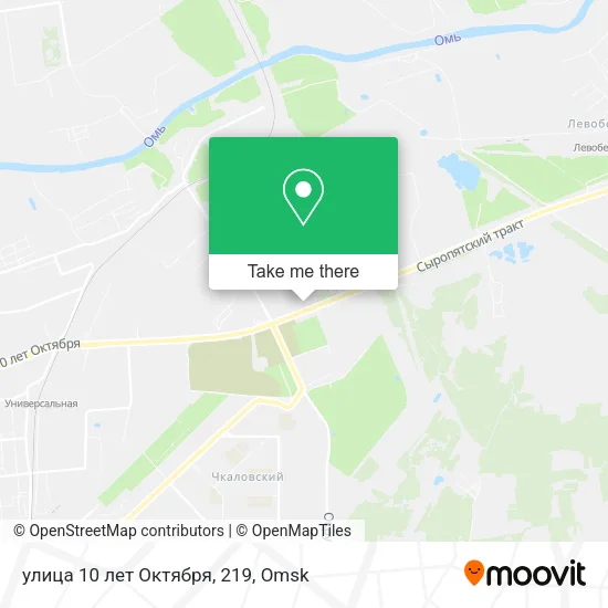 улица 10 лет Октября, 219 map