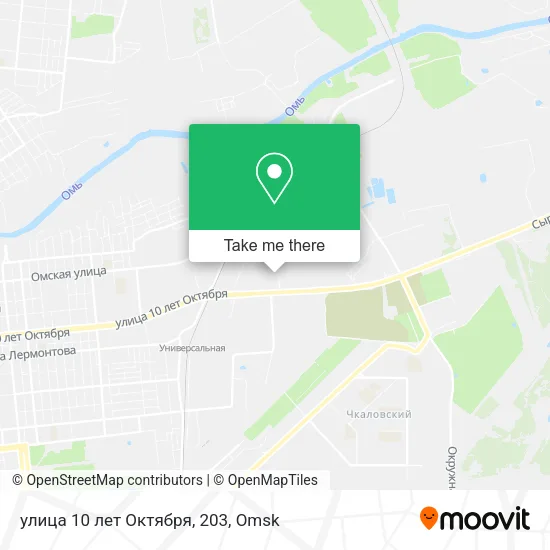 улица 10 лет Октября, 203 map