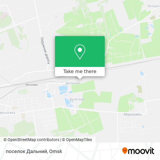 поселок Дальний map