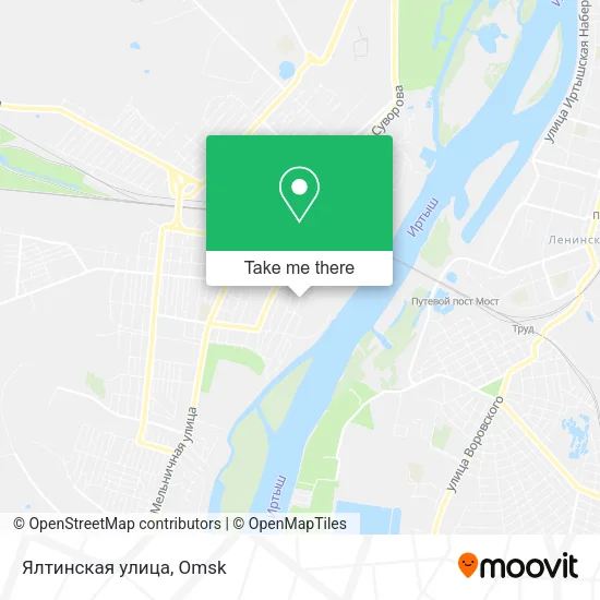 Ялтинская улица map