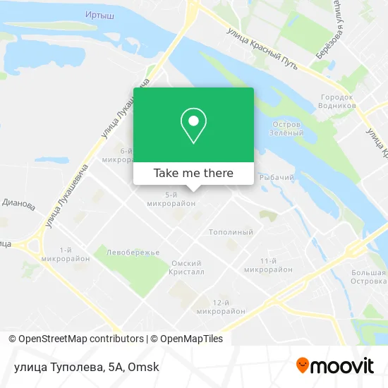 улица Туполева, 5А map