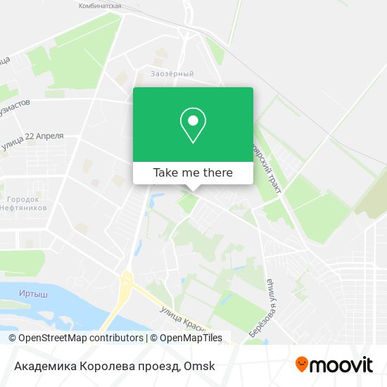 Академика Королева проезд map