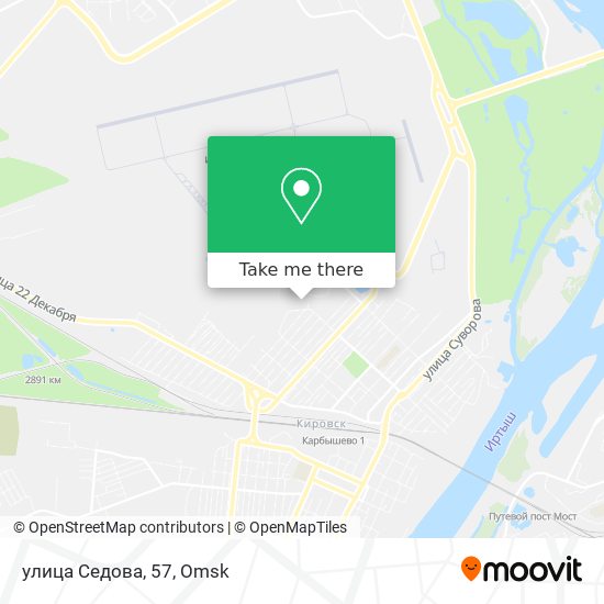 улица Седова, 57 map